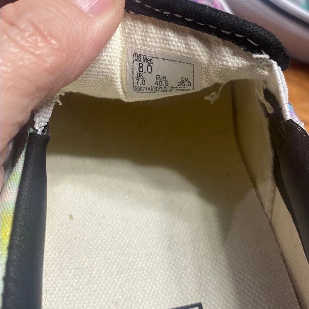 Vans Multicolor Graphic Slip-Ons - Picture 7 of 7